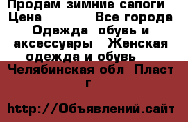 Продам зимние сапоги › Цена ­ 3 000 - Все города Одежда, обувь и аксессуары » Женская одежда и обувь   . Челябинская обл.,Пласт г.